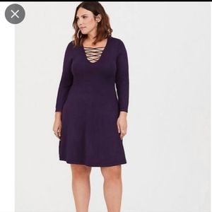 Torrid size 1 sweater dress NWOT